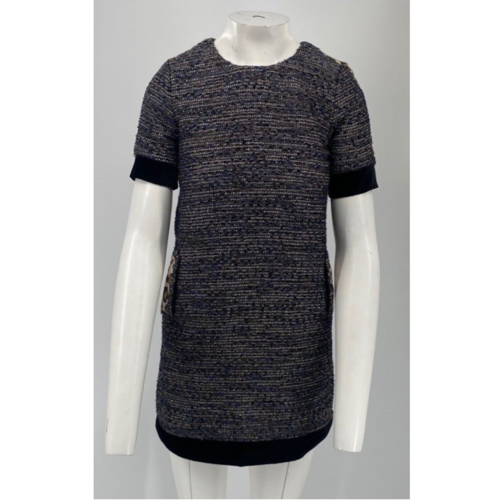 Little Marc Jacobs Girls Tweed Short Sleeve Dress Size 12/150